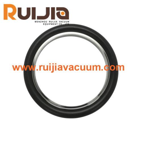 Stainless Steel KF Vacuum centering ring & O'ring KF10-  50,Seal material Viton,Silicone,Buna-N seal