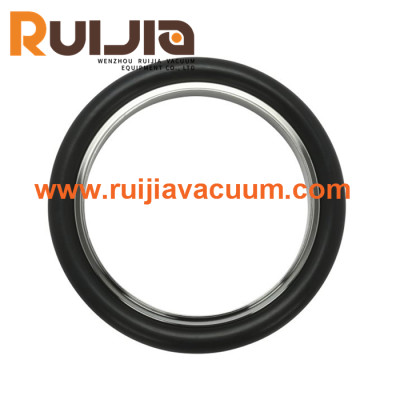 Stainless Steel KF Vacuum centering ring & O'ring KF10-  50,Seal material Viton,Silicone,Buna-N seal