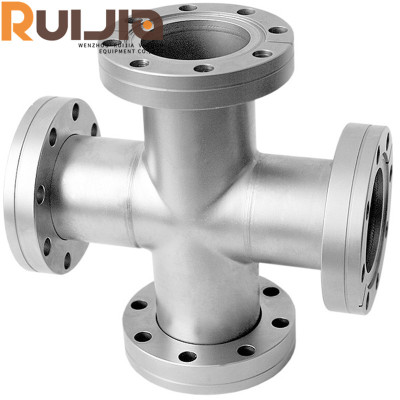 CF Vacuum Flange Fittings 4 way Crosses-Two Flange Rotatable Wholesale China