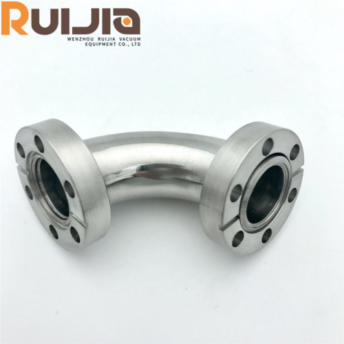 CF Vacuum Flange Fittings 90°Elbows Rotatable,Stainless Steel,Suitable For Ultra-high   Vacuum Applications