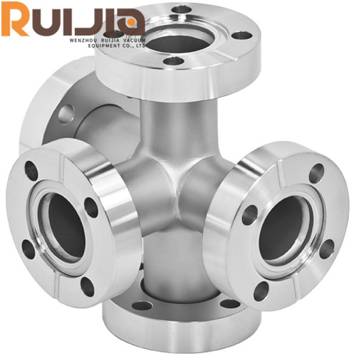 CF Vacuum Flanges Fittings 5-Way Crosses- Three Flange Rotatable Wholesale China