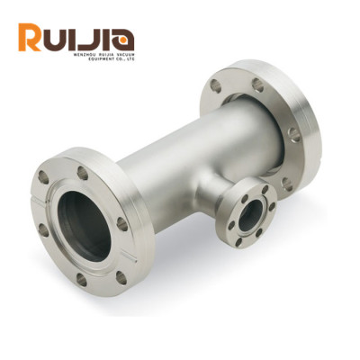 CF Vacuum Flange Components & Fittings Reducing Tees Wholesale China