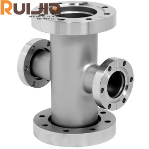 CF Vacuum Flanges Fittings & Component 4 way Reducing Crosses China Manufacture