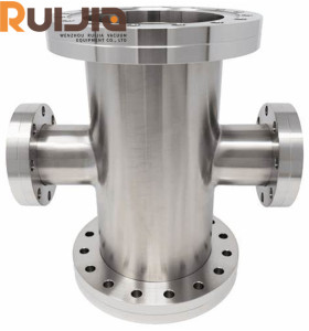 CF Vacuum Flanges Fittings & Component 4 way Reducing Crosses China Manufacture