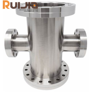 CF Vacuum Flanges Fittings & Component 4 way Reducing Crosses China Manufacture
