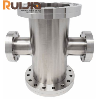 CF Vacuum Flanges Fittings & Component 4 way Reducing Crosses China Manufacture