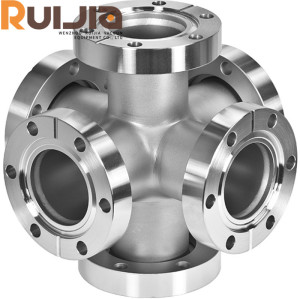 CF Vacuum Flange Components/Fittings 6 way Crosses -Three Flange Rotatable Wholesale China