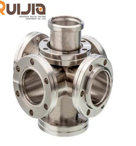 CF Vacuum Flange Components/Fittings 6 way Crosses -Three Flange Rotatable Wholesale China