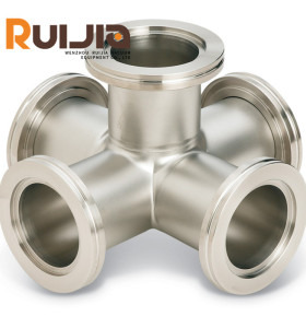 ISO Vacuum Flange Component 5-way Crosses Vacuum Stainless Steel Fittings Wholesale China