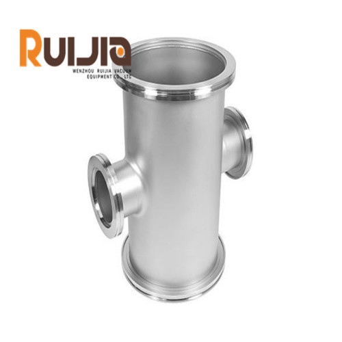 ISO Vacuum Flange Stainless Steel Component,Vacuum Fittings Reducing 4-Way Crosses   Wholesale China