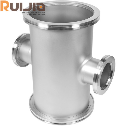 ISO Vacuum Flange Stainless Steel Component,Vacuum Fittings Reducing 4-Way Crosses   Wholesale China