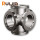 Componente de acero inoxidable con brida de vacío ISO, accesorios de vacío, cruces de 6 vías, venta al por mayor en China