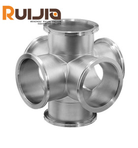ISO Vacuum Flange Stainless Steel Component,Vacuum Fittings 6-Way Crosses Wholesale China
