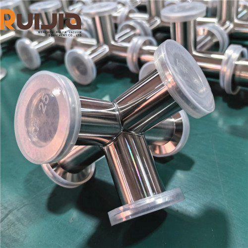 KF Vacuum Five-Way Crosses Vacuum Stainless Steel Flange Fittings Wholesale China