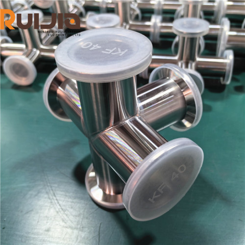 KF Vacuum Five-Way Crosses Vacuum Stainless Steel Flange Fittings Wholesale China