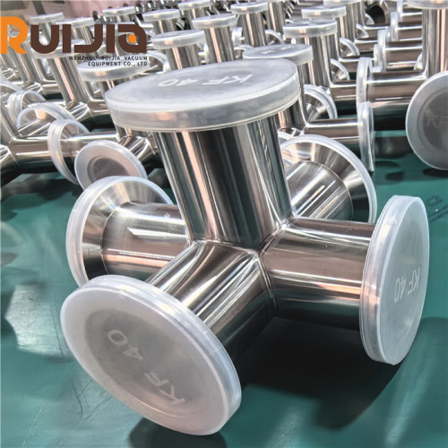 KF Vacuum Five-Way Crosses Vacuum Stainless Steel Flange Fittings Wholesale China