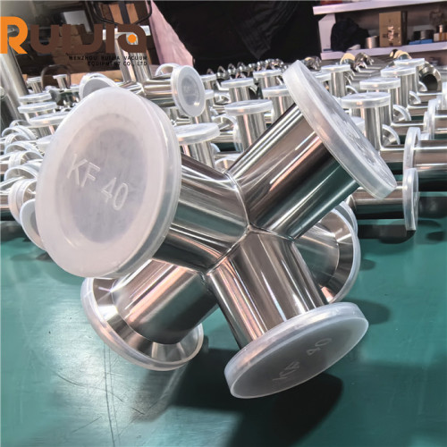 KF Vacuum Five-Way Crosses Vacuum Stainless Steel Flange Fittings Wholesale China