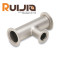 KF Vacuum Stainless Steel Flange Fittings Vacuum Reducing Tees Wholesale China