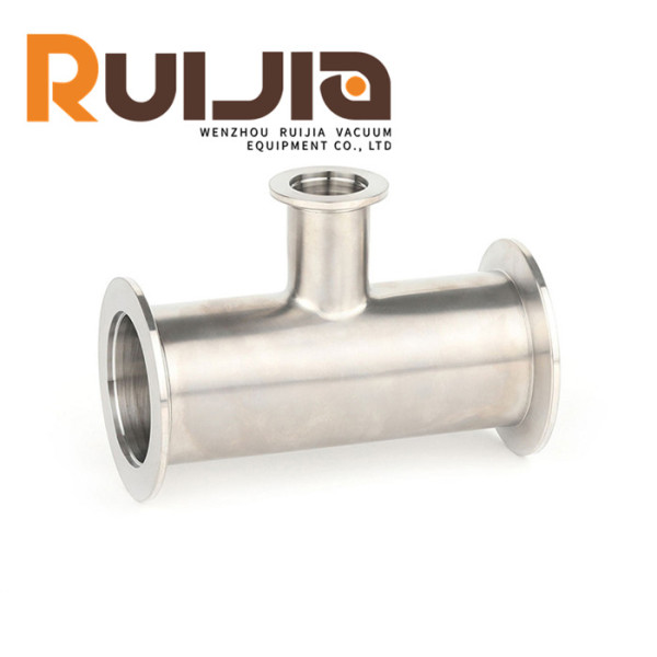 KF Vacuum Stainless Steel Flange Fittings Vacuum Reducing Tees Wholesale China