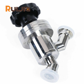 KF Vacuum Manual Y-Type in Line Angle Valve SS304 for Vacuum System Wholesale China