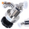 KF Vacuum Manual Y-Type in Line Angle Valve SS304 for Vacuum System Wholesale China