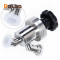 KF Vacuum Manual Y-Type in Line Angle Valve SS304 for Vacuum System Wholesale China