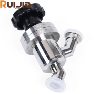 KF Vacuum Manual Y-Type in Line Angle Valve SS304 for Vacuum System Wholesale China