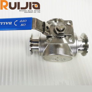 KF High Vacuum Ball Valves,3-Way Manual Ball valves for Vacuum System Wholesale China
