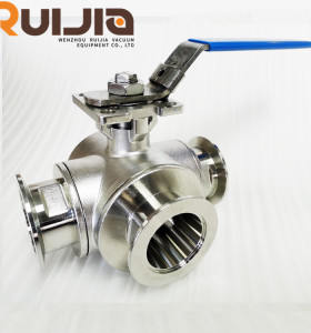 KF High Vacuum Ball Valves,3-Way Manual Ball valves for Vacuum System Wholesale China