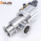 KF Vacuum Pneumatic Angle Valves Stainless Steel Angle Valves Wholesale China