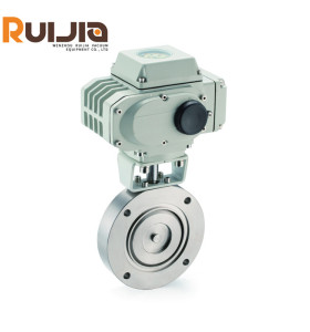 304.S.S High Vacuum Electric Operated Butterfly Valves for Vacuum System Wholesale China