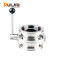 Stainless Steel Vacuum Manual Butterfly Valves ISO-Type for Vacuum System Application