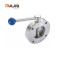 Vacuum Manual ISO Butterfly Valves Stainless Steel 304.S.S for Vacuum Application