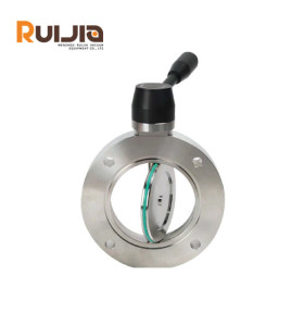 Vacuum Manual ISO Butterfly Valves Stainless Steel 304.S.S for Vacuum Application