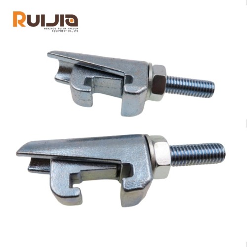 ISO Vacuum double claw clamp 316L.S.S galvanized