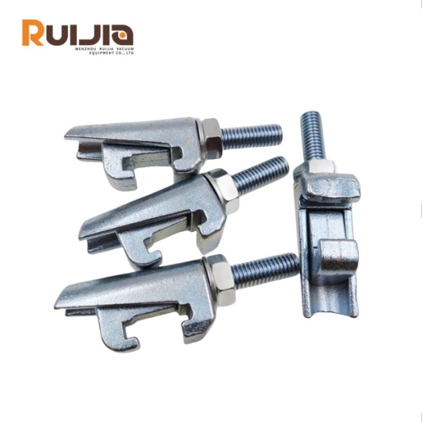 Abrazadera de doble garra de vacío ISO 316L.S.S galvanizada