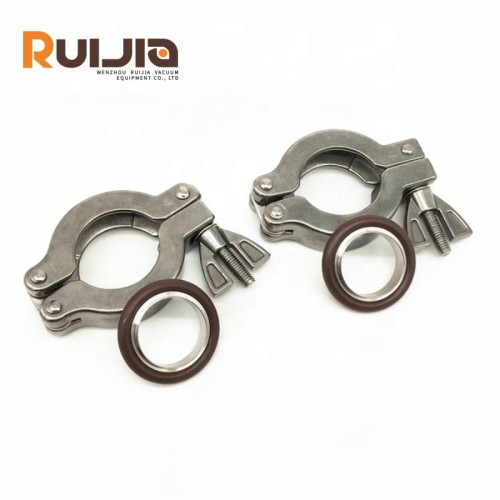 KF Vacuum Clamps Double Pin Stainless steel