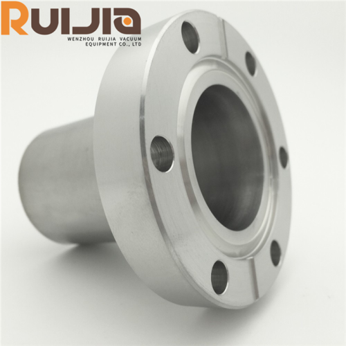 CF Vacuum Component Vacuum Flange Fittings Half Nipple   Nonrotatable SS304/SS316L Wholesale