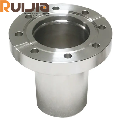 CF Vacuum Component Vacuum Flange Fittings Half Nipple   Nonrotatable SS304/SS316L Wholesale