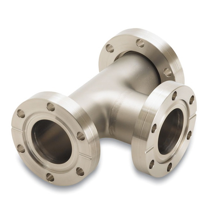 CF vacuum Fittings Tees-Fixed