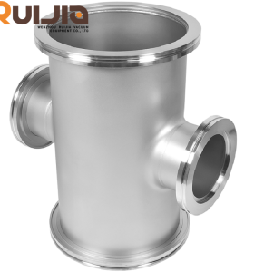 ISO Vacuum Flange Stainless Steel Component,Vacuum Fittings Reducing 4-Way Crosses   Wholesale China