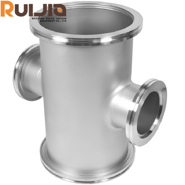 ISO Vacuum Flange Stainless Steel Component,Vacuum Fittings Reducing 4-Way Crosses Wholesale China
