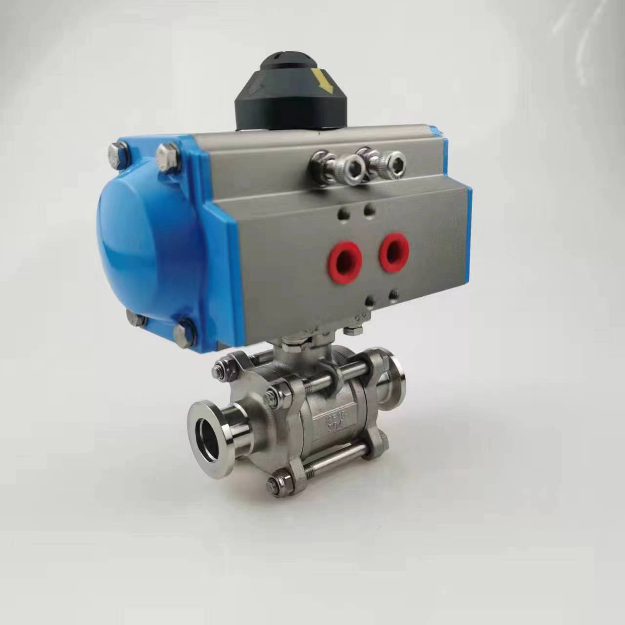 KF vacuum pneumatic ball valves