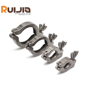 KF Vacuum Clamps Double Pin Stainless steel
