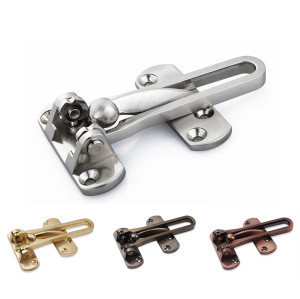 Hotel Room Door Security Guard Chain Lock With Swing Arm Bar Latch
