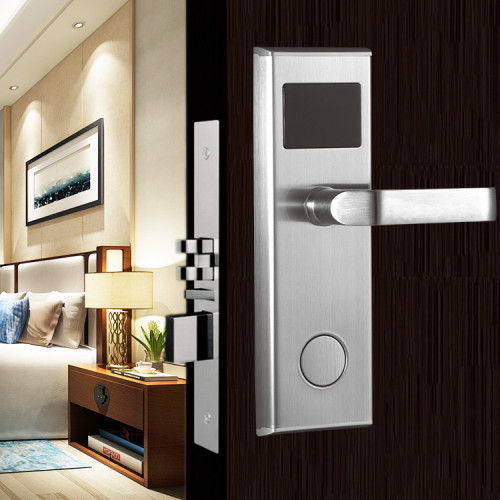 RFID Key Card Smart Hotel Room Door Lock With Management System Software