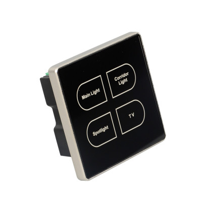 4 Gang Light Touch Switch For Hotel And Home Power Control