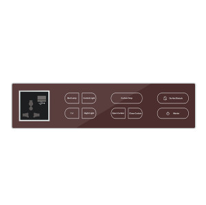 Electric 2 Way Glass Touch Panel Light Switch For Home And Hotel