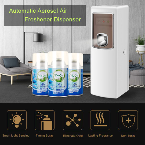 Automatic Liquid Air Freshener Smart Dispenser For Hotel With Light Sensor