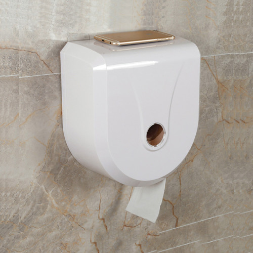 One Handed Auto Cut Big Toilet Paper Tissue Dispenser For Bathroom